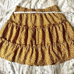 Stretch Waist and Drawstring Skirt